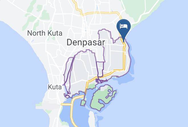Denpasar - Hotel Sanur Agung Maps