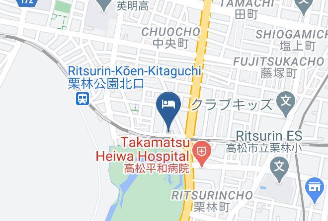 Takamatsu City - Hotel Sanyuso Maps