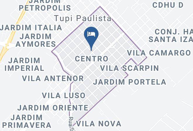 Tupi Paulista - Hotel Sao Bento Maps
