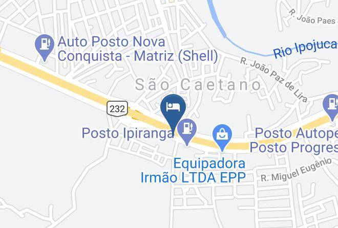 Sao Caitano - Hotel Sao Caitano Maps