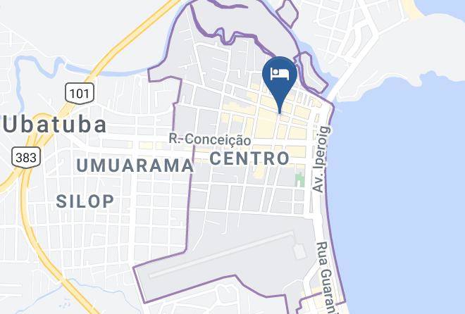 Ubatuba - Hotel Sao Charbel Ubatuba Maps