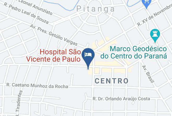 Pitanga - Hotel Sao Cipriano Maps