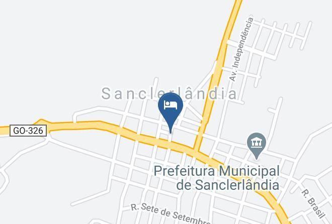 Sanclerlandia - Hotel Sao Francisco De Assis Maps