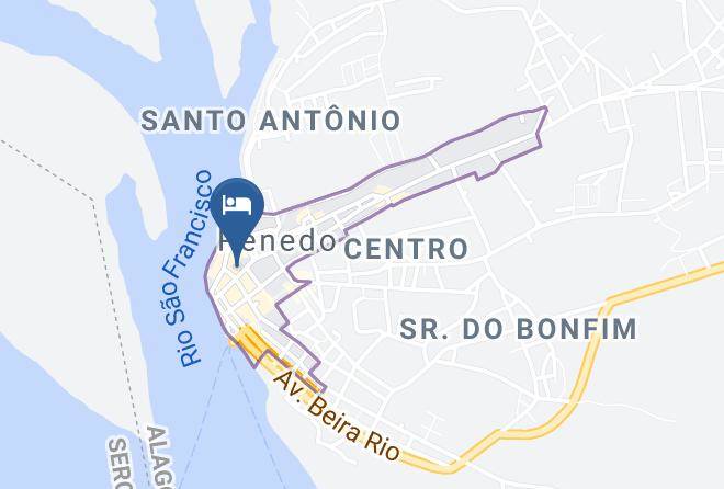 Penedo - Hotel Sao Francisco Maps
