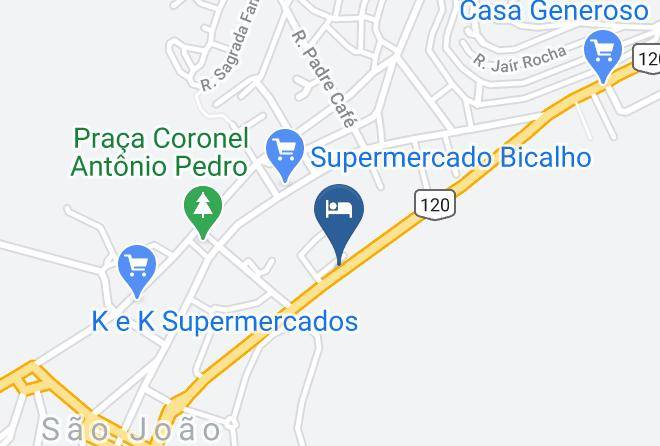 Sao Joao Evangelista - Hotel Sao Geraldo Maps