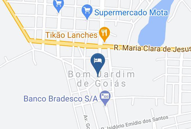 Bom Jardim De Goias - Hotel Sao Joao Batista Maps