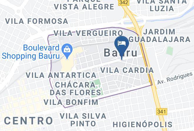 Bauru - Hotel Sao Joao Maps