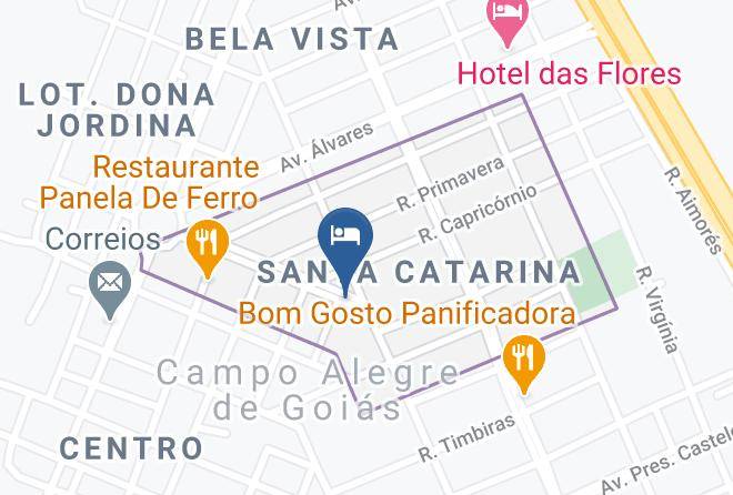 Campo Alegre De Goias - Hotel Sao Joao Maps
