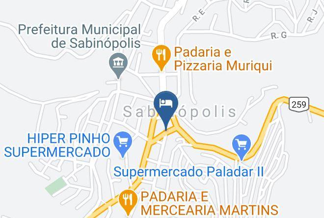 Sabinopolis - Hotel Sao Joaquim Maps