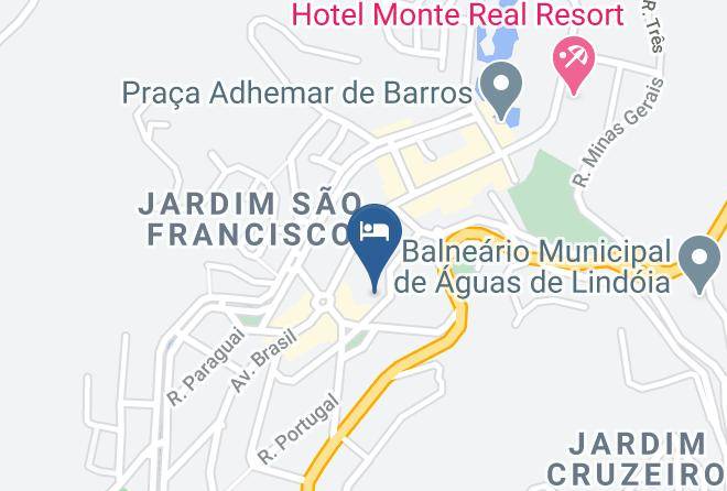 Aguas De Lindoia - Hotel Sao Jorge Maps