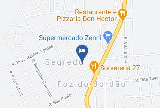 Foz Do Jordao - Hotel Sao Jorge Maps