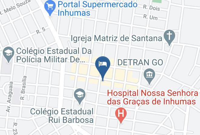 Inhumas - Hotel Sao Luiz Maps