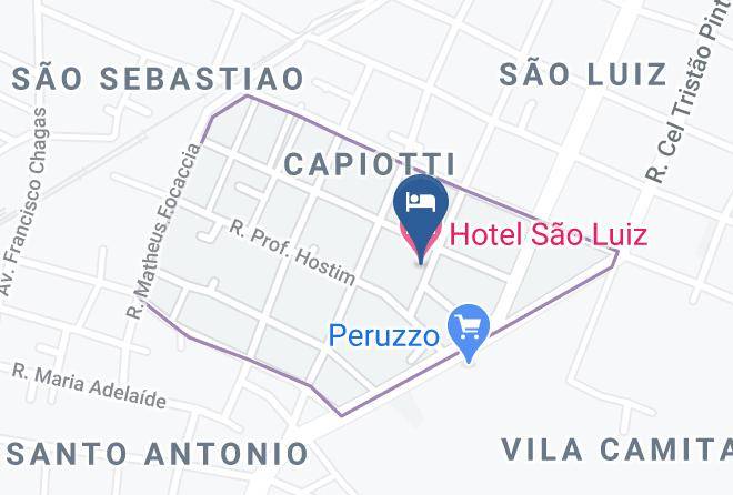 Hotel Sao Luiz Map