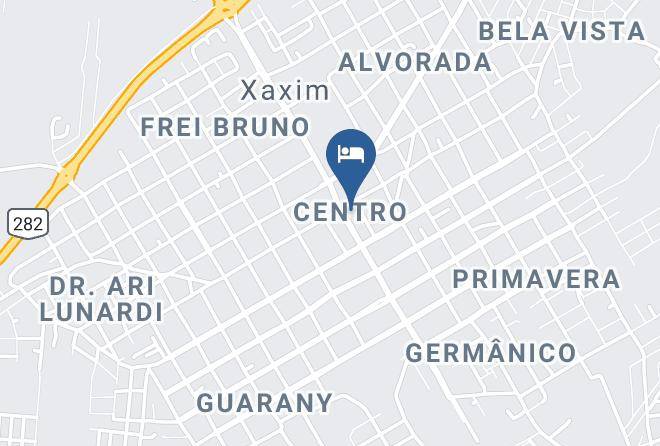 Xaxim - Hotel Sao Luiz Maps