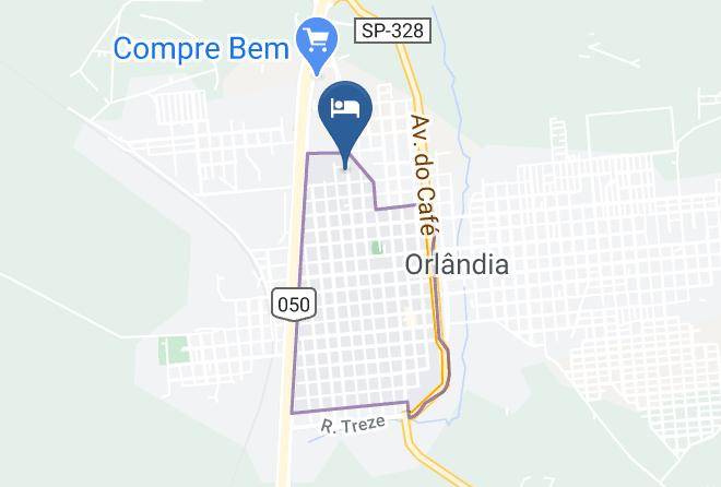 Orlandia - Hotel Sao Marcos Maps