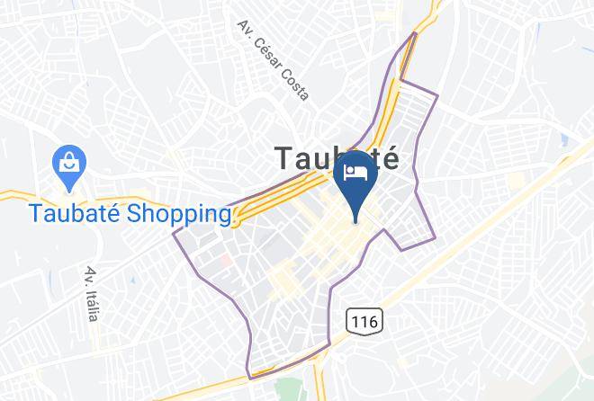 Taubate - Hotel Sao Nicolau Maps