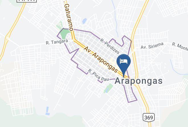 Arapongas - Hotel Sao Paulo Maps
