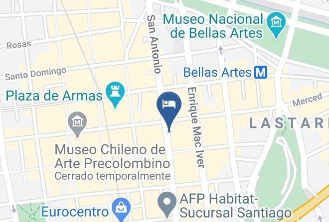 Santiago - Hotel Sao Paulo Maps