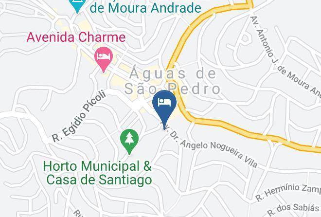 Aguas De Sao Pedro - Hotel Sao Pedro Maps