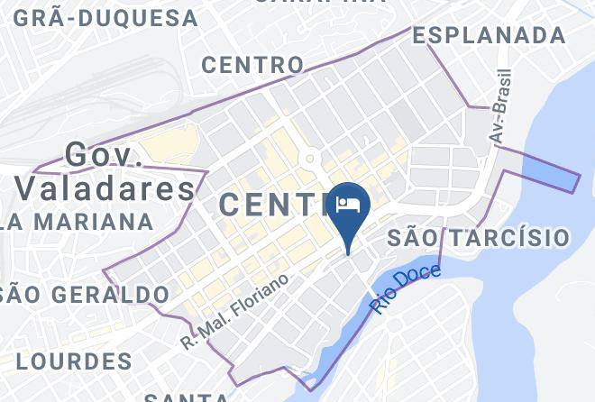 Governador Valadares - Hotel Sao Salvador Maps