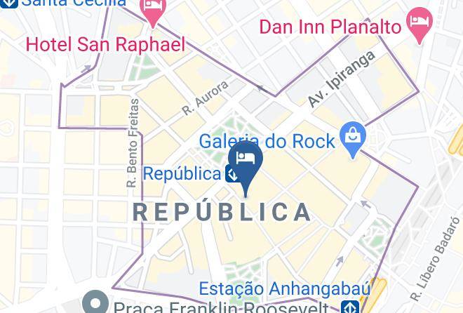 Sao Paulo Republica - Hotel Sao Sebastiao Maps