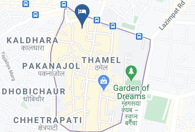 Kathmandu - Hotel Sapana Garden Maps