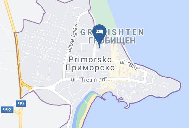 Primorsko - Hotel Sapphir Maps