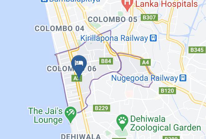 Colombo - Hotel Sapphire Maps