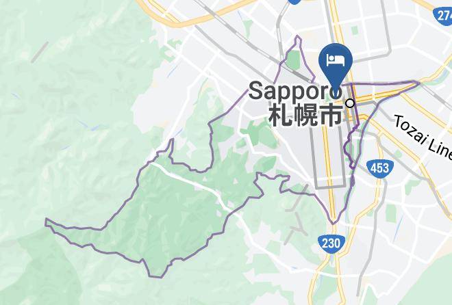 Sapporo City Chuo Ward - Hotel Sapporo Garden Palace Maps