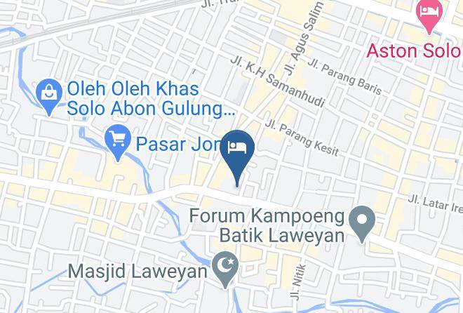Surakarta - Hotel Sapta Jaya Maps