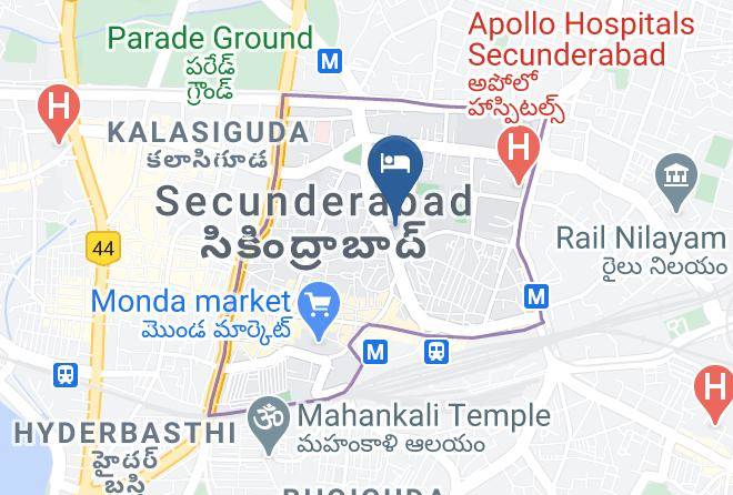 Hyderabad - Hotel Saptagiri Maps
