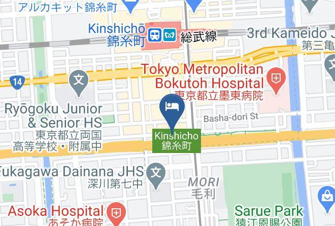 Sumida Ward - Hotel Sara Kinshicho Maps