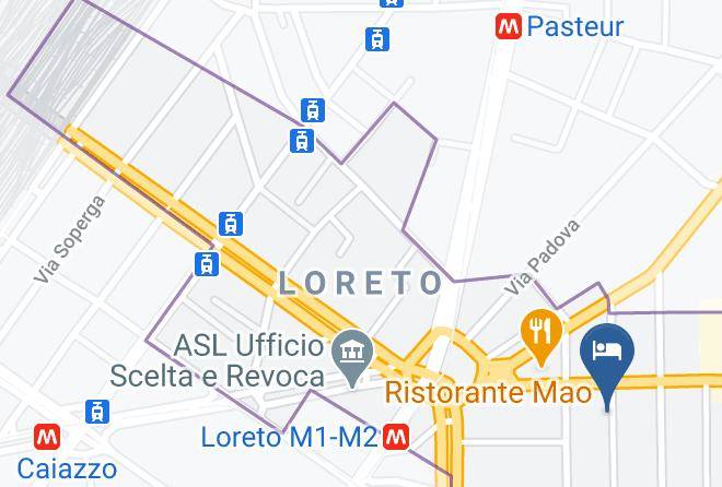 Milan - Hotel Sara Maps