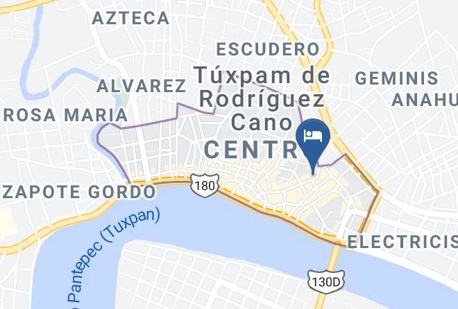 Tuxpan - Hotel Sara Maps