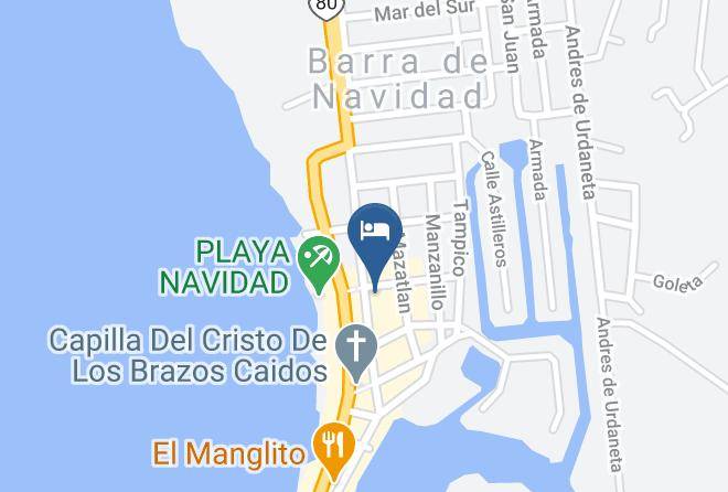 Cihuatlan - Hotel Sarabi Maps