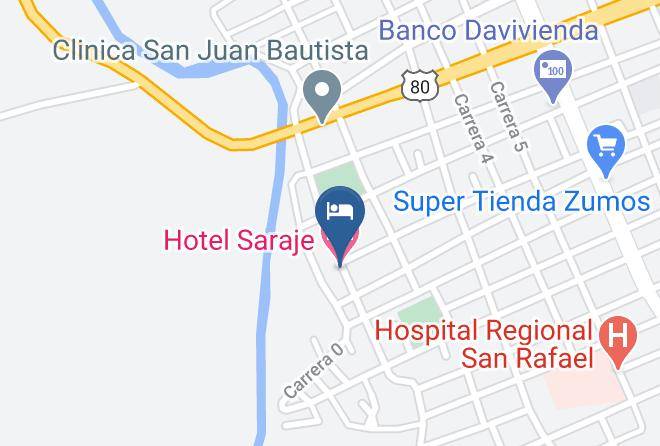 San Juan Del Cesar - Hotel Saraje Maps