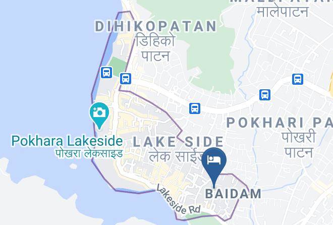 Pokhara - Hotel Sarang Pokhara Maps