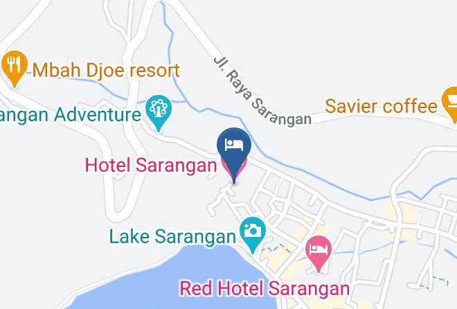 Magetan Regency - Hotel Sarangan Maps