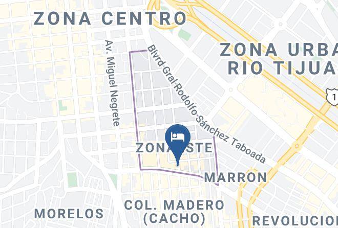 Tijuana - Hotel Saras Maps