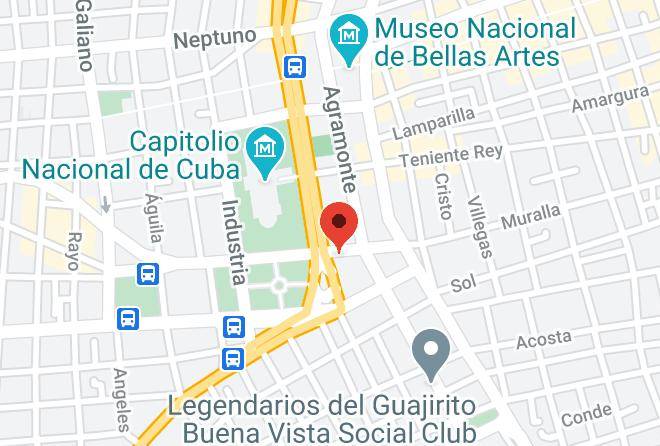 La Habana Vieja - Hotel Saratoga Maps