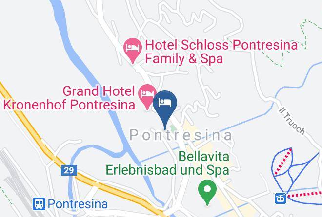 Malojamaloggia - Hotel Saratz Maps