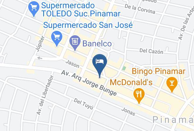 Pinamar - Hotel Sardegna Maps