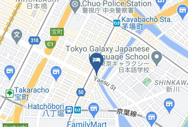 Chuo Ward - Hotel Sardonyx Tokyo Maps