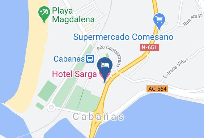 Auna - Hotel Sarga Maps