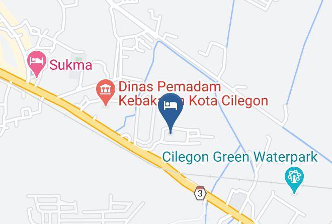 Kota Cilegon - Hotel Sari Kuring Indah Maps