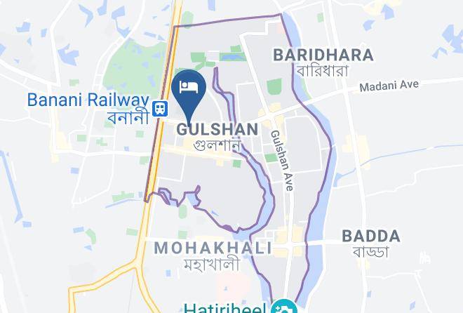 Dhaka - Hotel Sarina Dhaka Maps