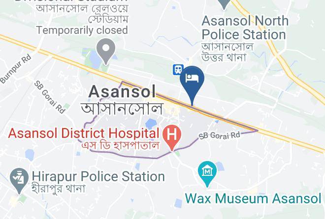 Asansol - Hotel Sarita Asansol Maps