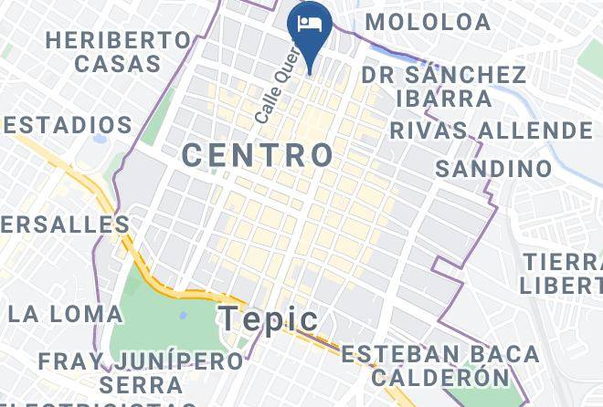 Tepic - Hotel Sarita Maps