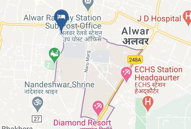 Alwar - Hotel Saroop Vilas Palace Maps