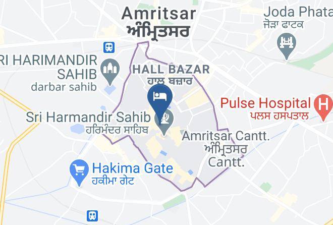Amritsar - Hotel Sarovar Regency Maps